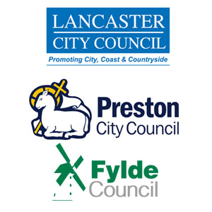 Preston City Council, Lancaster City Council and Fylde Borough Council
